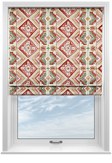 Explorer, Aztec - Twist&Fit Roman Blind